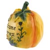Northlight 7" Orange Welcome Harvest Pumpkin Fall Tabletop Decoration