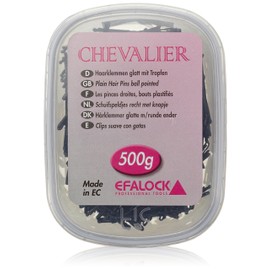 Efalock Professional Chevalier Hair Clips, 5 cm, Black, Pack of 1 (1 x 500 g)