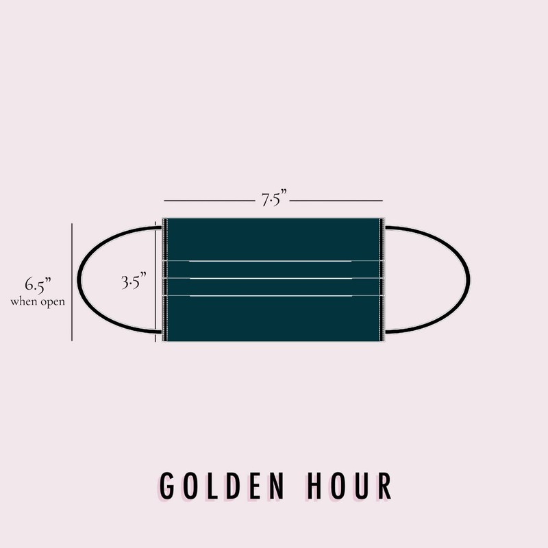 GOLDEN HOUR Silk Satin Face Mask | Sensitive Skin Face