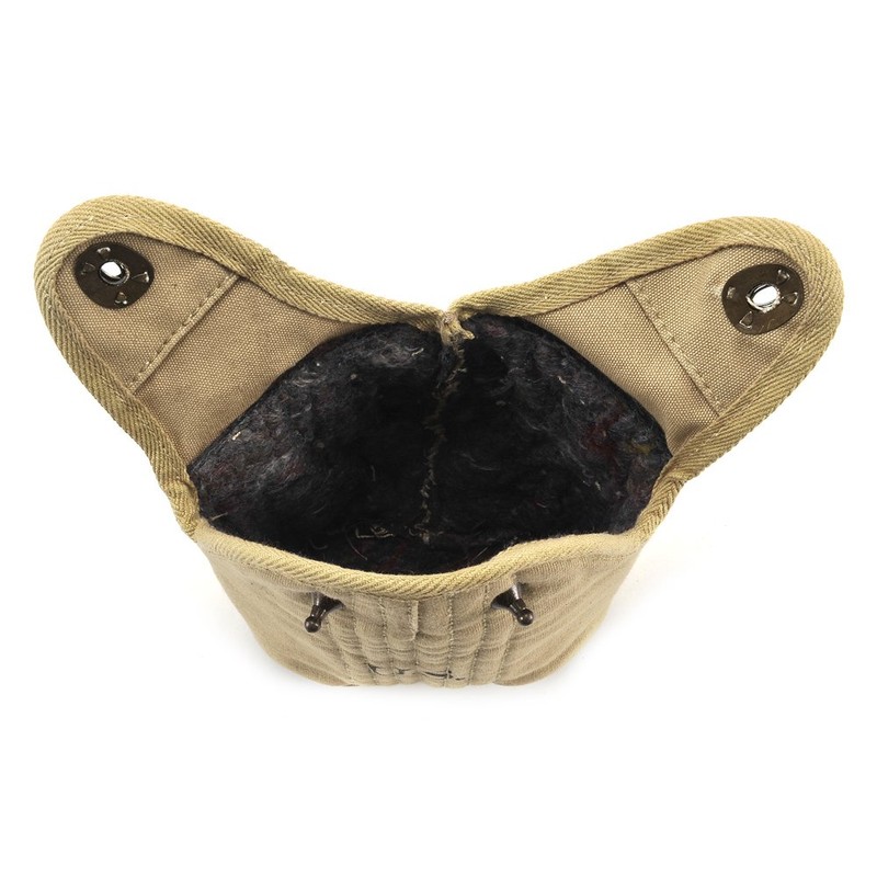 World War Supply US WW2 M1910 Canteen Cover Khaki marked
