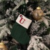 Christmas Stocking – Green A-Z Letter Hanging Christmas Stockings, Christmas