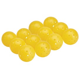 Tourna Strike Outdoor Pickleballs (12 Pack) - USAPA Approved, Optic Yellow (PIKL-12-OY-O)