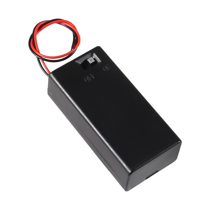 DIANN 4pcs 9V Battery Holder with ON/Off Switch 9V Battery