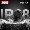 AMPELE 20 Pack 3/8'' NPT Cable Gland Waterproof Adjustable 4-8mm/0.16-0.31inch