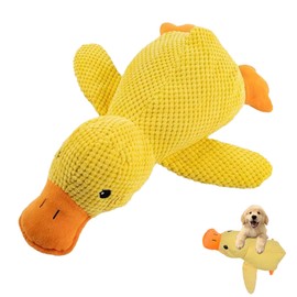 Anti-Stress Duck for Dogs, Dog Toy, Paw Moon Duck, Cuddly Toy Dog, Squeaky Toy, Indestructible, Soothing Toy, Puppies, Creative Plush Soft Cushion for Small, Medium, Large Dogs