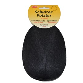 Kleiber 15.5 x 11 x 4 cm Shoulder Pad/Dress Form, Black Satin