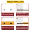 Floating Shelf Brackets - Heavy Duty Wood Invisible Concealed Shelf