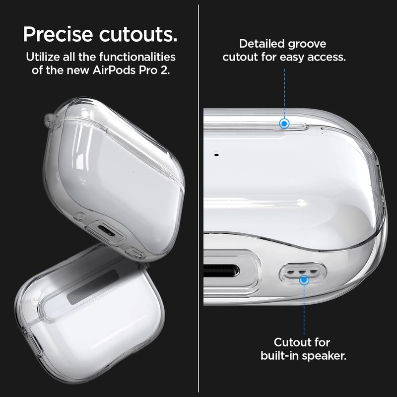 Spigen Ultra Hybrid Hülle Case Kompatibel mit AirPods Pro 2.