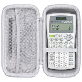 Khanka Hard Travel Case Replacement for Texas Instruments TI-30XIIS Scientific Calculator, Case Only (White)