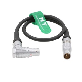 HangTon Steadicam M1 M2 Ultra Power Cable for to ARRI Alexa 35, Alexa Mini, Mini LF, Amira Camera 24V 2B 3 Pin to 8 Pin Female Right Angle 50cm