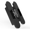 Black Invisible Door Hinge 180 Degree Swing, Heavy Duty (135lb)