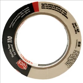 Cinta adhesiva de enmascarar Tuk 110 18X50 color blanco 50m x 1.8cm                                                                                   