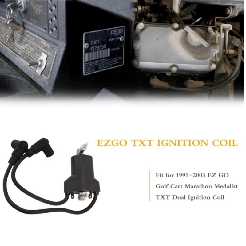 Unbranded Ignition Coil for EZGO TXT 4 Cycle Gas Golf