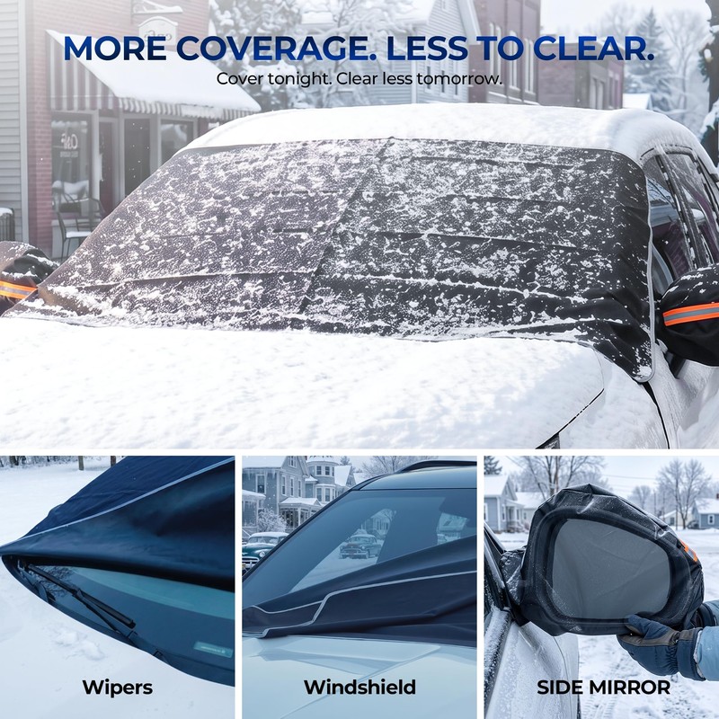 [2026 Upgraded Windshield Cover for Ice and Snow & Frost,