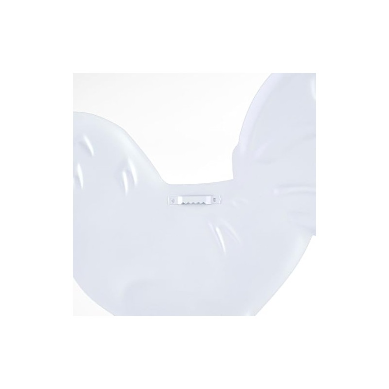 Craig Bachman 12" Metal Rooster Hanger: White - Wall or