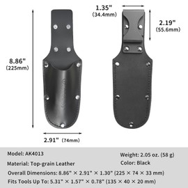Harnds Leather Pliers Holder Small Tool Pouch Knife Sheath Multitool Holster Work Organizer for Pruners Knives Scissors & Hand Tools