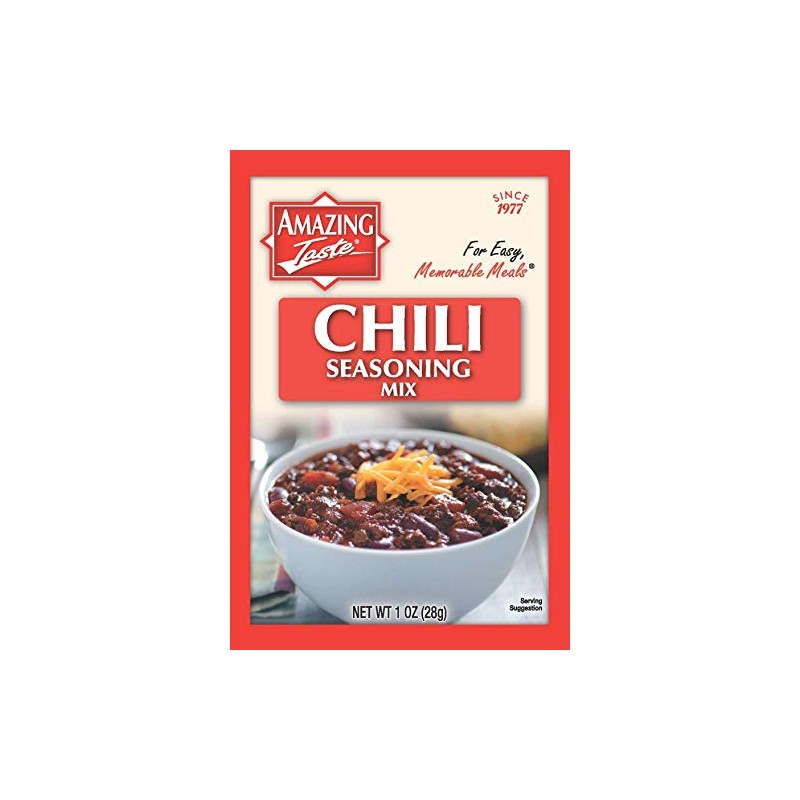 Amazing Taste Chili Seasoning Bundle (10 Packets- 1 oz ea.)