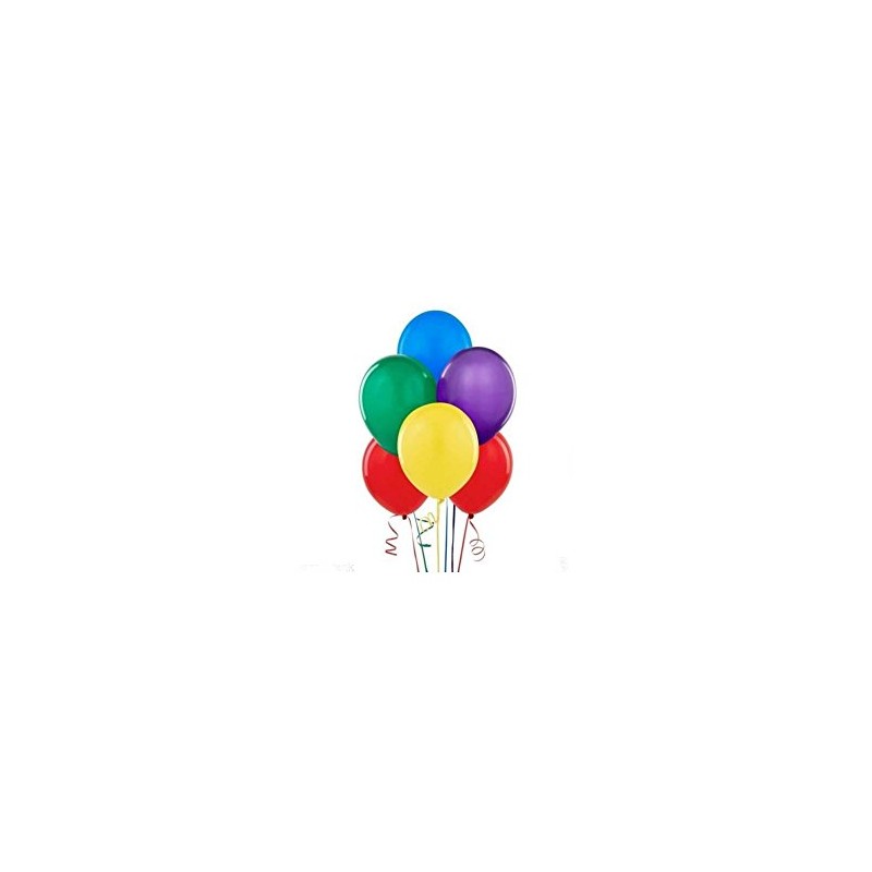Unique Assorted Latex Balloons, 12" (10-Pack) - Premium-Quality & Vibrant