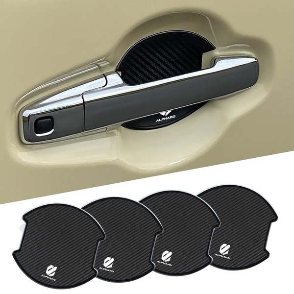 Alphard Compatible Door Handle Protector, Improved Adhesivity, Difficult to Fall