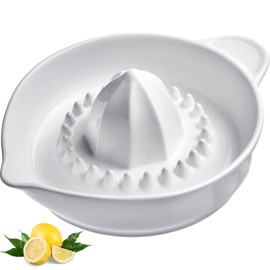 Westmark 30722260 Citrus Juicer Capacity 250 ml with Strainer Function and Spout Ceramic White