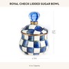 MACKENZIE-CHILDS Enamel Lidded Sugar Bowl, Small Serving Bowl with Lid,