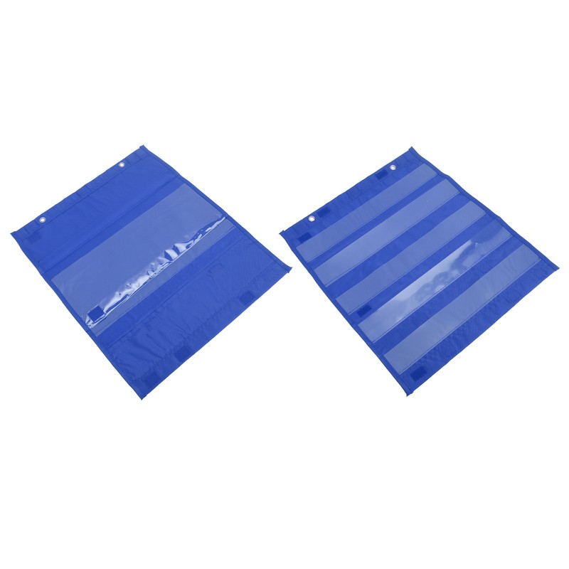 Magnetic Pocket Chart 5 Rows Transparent Schedule Pocket Chart for