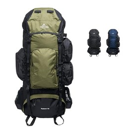 Teton 75L Explorer Internal Frame Backpack for Hiking, Camping, Backpacking, Rain Cover Included