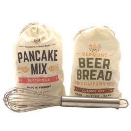 Gift Basket Village Breakfast Pancake Gift Set - Gourmet Pancake Mix, Beer Bread Mix, Maple Syrup, Preserves & Whisk - Perfect Breakfast Gift Basket for Holidays, Thanksgiving, and Family Gatherings