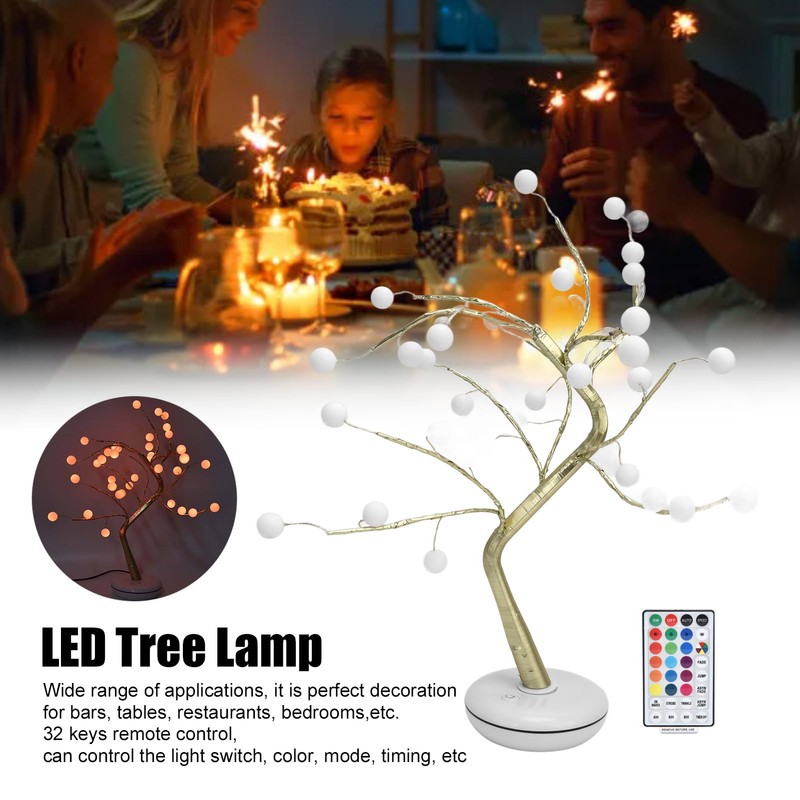 Tree Lamp 36leds USB Powered Or Battery Powered Remote Control