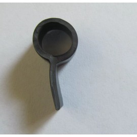 LPC Sample BLACK 7/16" Hollow Bead Welt Vinyl Trailer RV Cabinet Wall Corner Trim