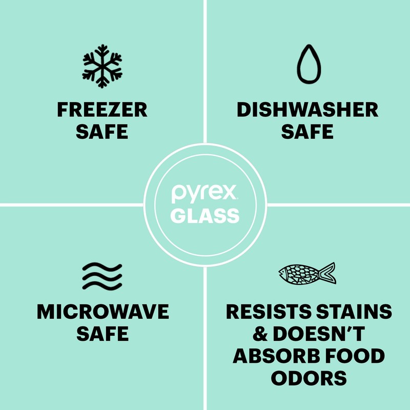 Pyrex Simply Store (12-Pack) Glass Food Storage Containers Set, (1,