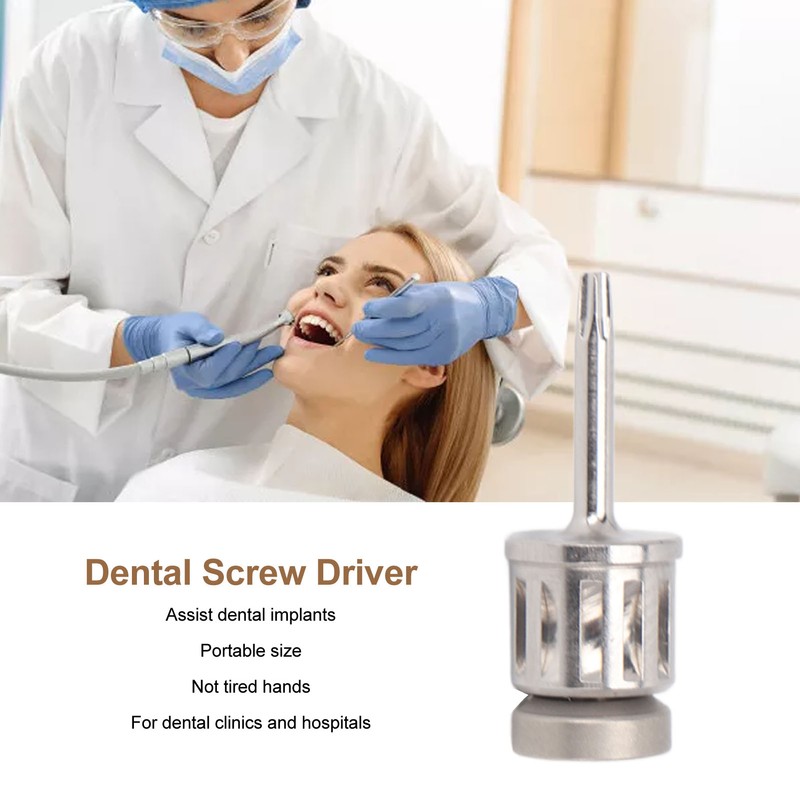 Dental Screw Driver Metal Portable Professional Micro Implant Screw Driver