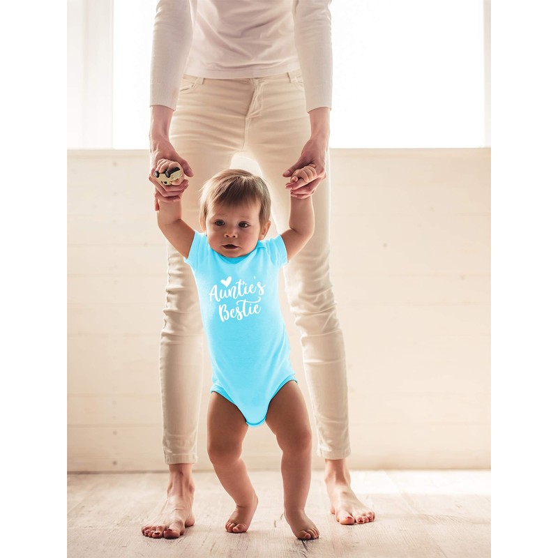 CBTwear Auntie's Bestie - Body divertido para bebé, Azul, 6