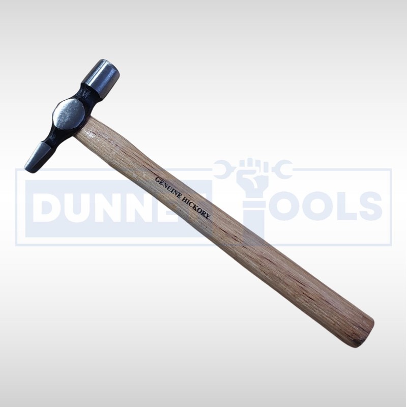 Dunnet Tools Traditional Cross Pein Hammer with Wooden Handle -