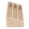 Cocoarm Wooden Business Card Holder, 3 Compartments, Business Card Holder,