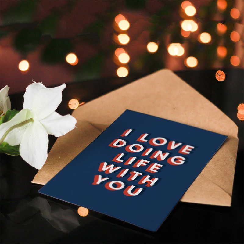 Artery8 I Love Doing Life With You Fun Bold Modern