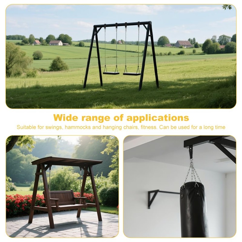 6 Sets Tree Swing Straps Hanging Kit, Heavy Duty Hammock