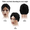 PHOGARY 6 Pieces Turban for Women, Knotted Turban Scarf Pleated