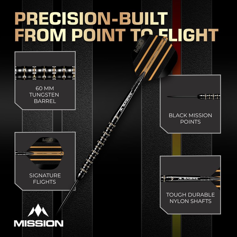 Mission | Mike De Decker Darts | Steel Tip |
