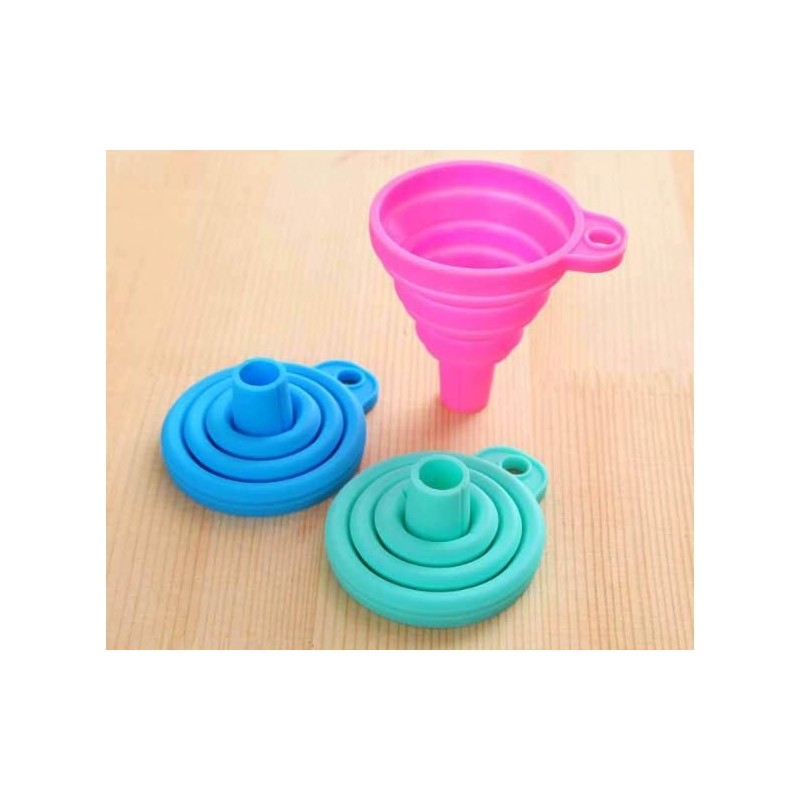 Funnels for Kitchen Use, Food Grade Silicone Collapsible Kitchen Funnel