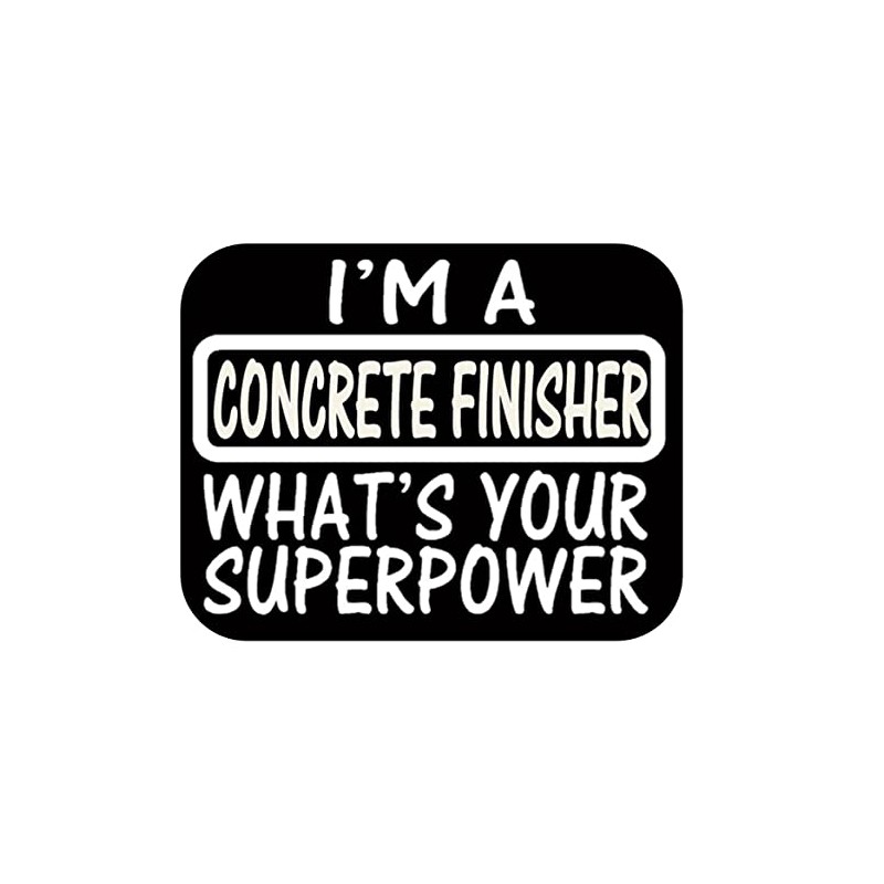 Concrete Superpower TP 991 vinyl 8" decal Sticker ready mix