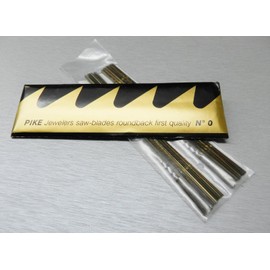 JEWELRY SAW BLADE PIKE # 0 JEWELERS SAWFRAME SAWS BLADES SWISS MADE GROBET 144Pc (E 1)