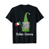 Italian Gnome Holding The Flag of Italy T-Shirt