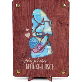 Schwangerschaft Geschenk - XL Geldgeschenk aus Holz inkl. Ständer | Schwangerschaft - Schwangerschaft Geschenke, Baby Geschenk, Baby Geschenk Mädchen, Baby Geschenk Junge,