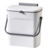 LALASTAR Small Trash Can with Lid, Kitchen Compost Bin for