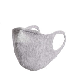 Reusable Knit Face Mask with Filter | Lightweight & Washable | Covers & Protects Mouth | Fit For Women, Men & Teens Going Back to School | Made in USA (Grey)