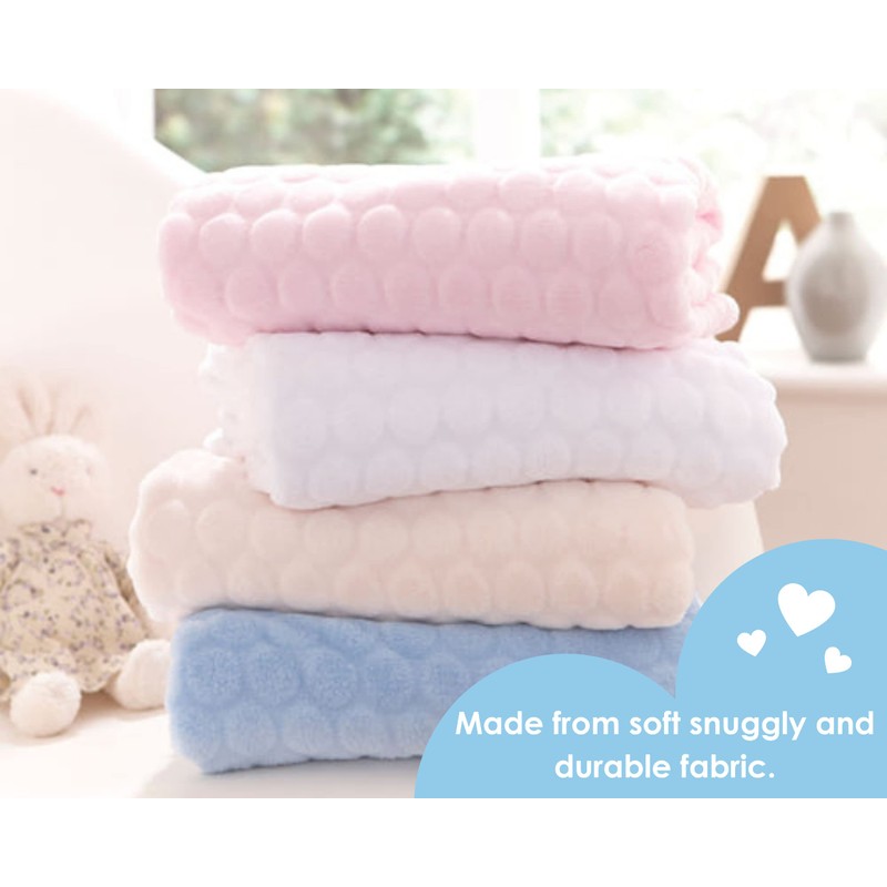 Clair de Lune | Marshmallow Baby blanket | 90 x