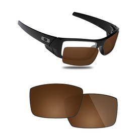 Fiskr Polarized Lenses Replacement for Oakley Gascan(OO9014) Sunglasses with Anti-scratch&Anti-saltwater&Anti-dust Coating(Brown)