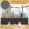 Reinforced 120 Inch Retractable Baby Gates Extra Wide Baby Gate