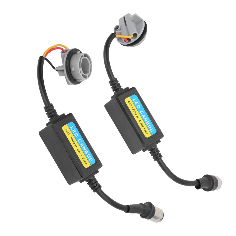 2pcs 1157 LED Decoder 5W 12-24V Load Resistor Flash Warning